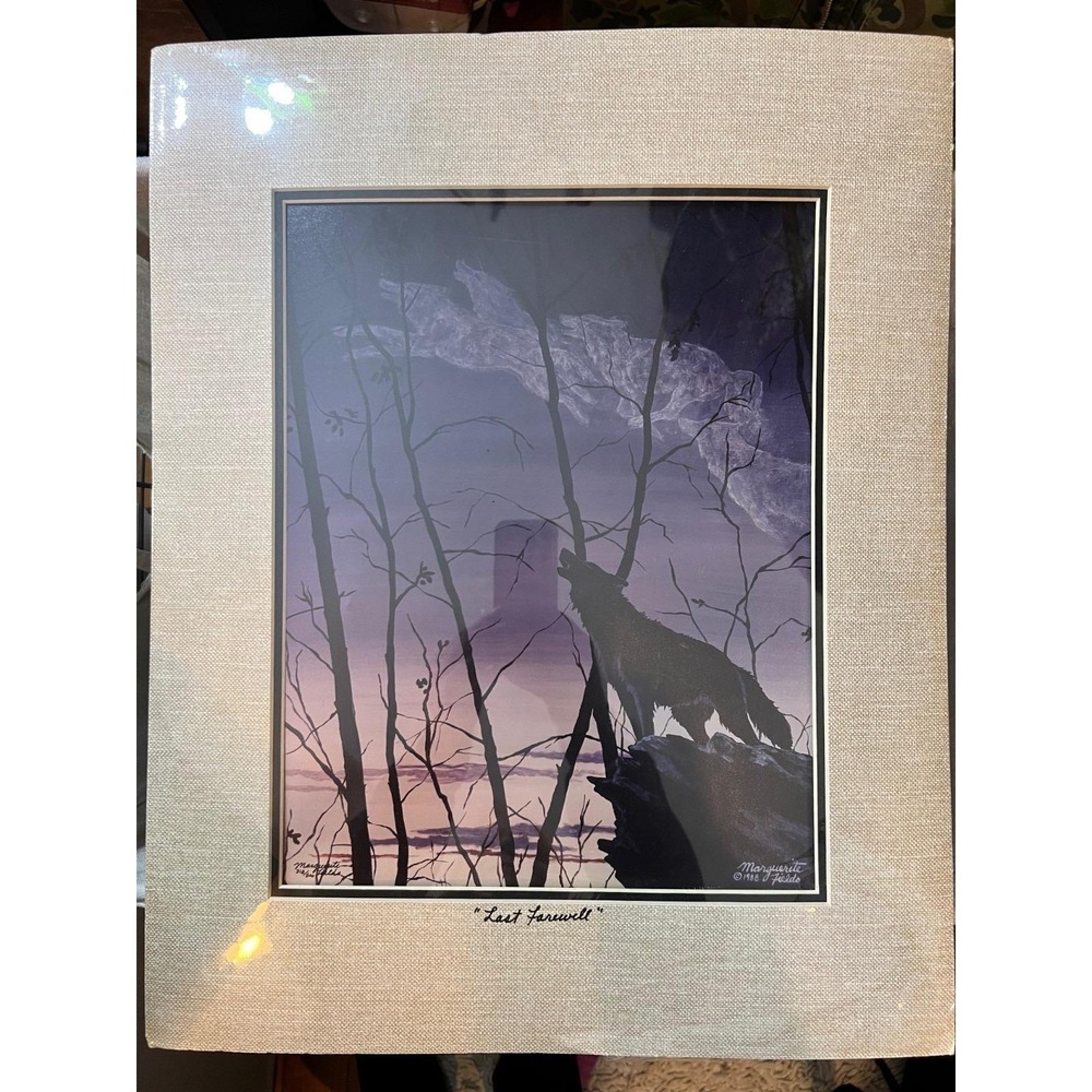 Marguerite Fields Signed‎ & Numbered Print "Last Farewell" 318/500